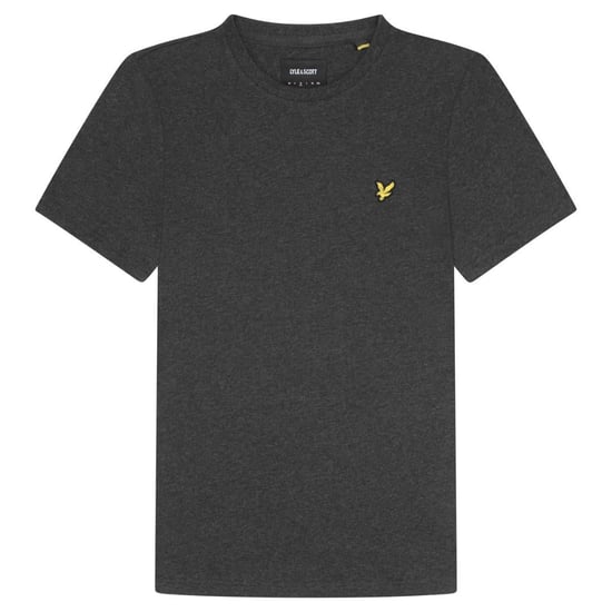 Lyle & Scott T-Shirt mit Logo auf der Brust, Anthrazit meliert - Image 1