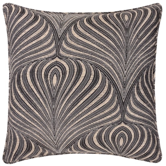 Paoletti Gatsby Jacquard Piped Cushion Cover