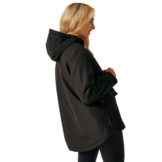 Regatta - "Orla Kiely" Jacke, wasserfest Midi-Länge für Damen (Schwarz/Grau) - Image 4