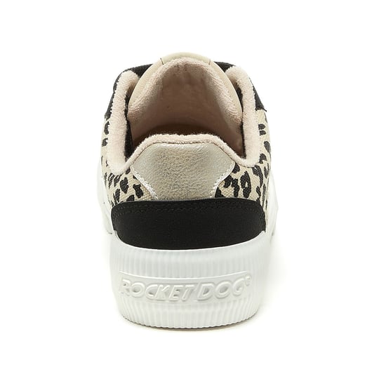Rocket Dog Cheery Blocked Damen Sneakers aus Baumwolle in Schwarz/Natur - Image 2