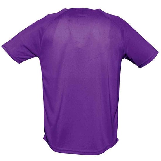 SOLS - "Sporty" T-Shirt für Herren Raglanärmel (Dunkel-Lila) - Image 2