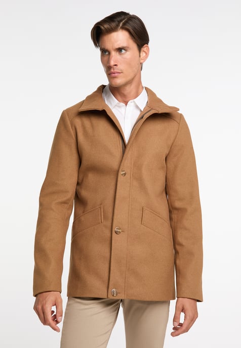 Dreimaster Übergangsjacke aus Wollgemisch Herren Sand - Image 2