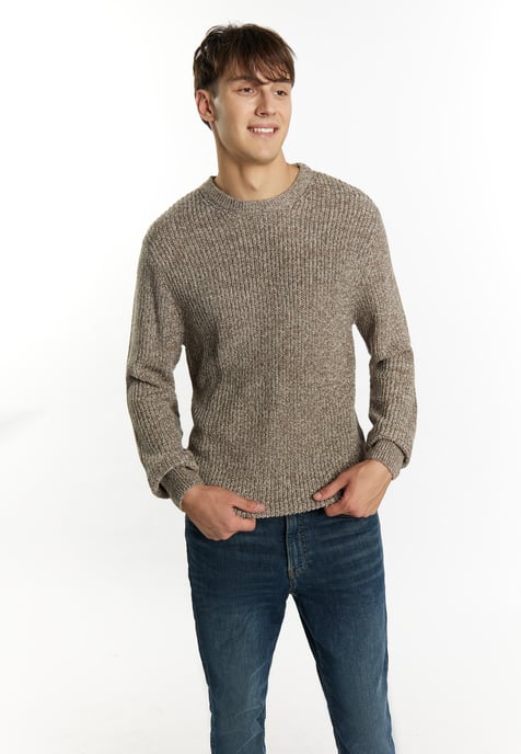Mo Pullover Herren Oliv Mehrfarbig - Image 3