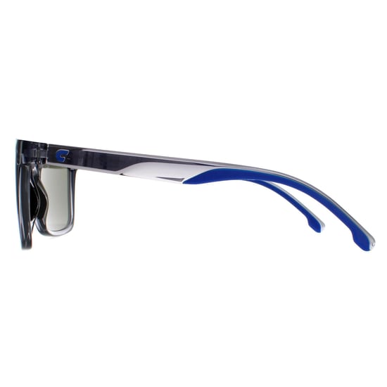 Carrera Rectangle Mens Grey Blue Mirror Sonnenbrille - Image 3
