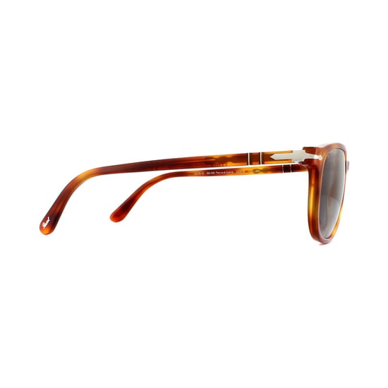Persol Rechteckige Herren Sonnenbrille Terra Di Siena Hellblau - Image 4