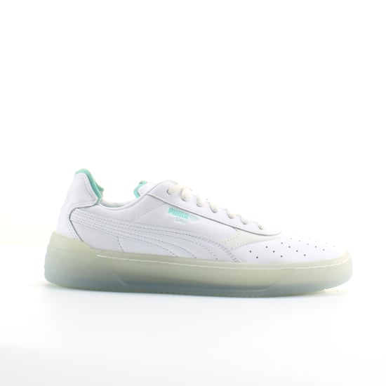 Puma Clai-O Diamond Supply White Leather Mens Lace Up Trainers 369399 01