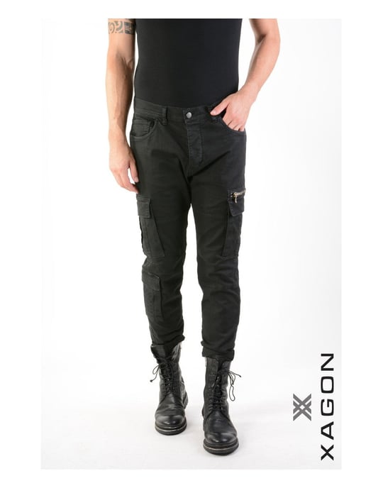 Xagon Hose Cargo Herren schwarz - Image 2