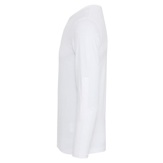 Premier Mens Long John Roll Sleeve Tee (Weiß) - Image 3