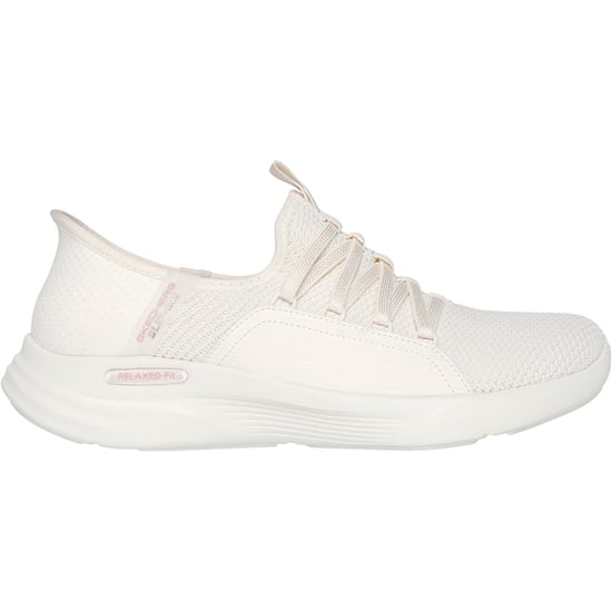 Skechers Relaxed Fit Sport Ballet Chic Textile Damen Sneaker in Off-Weiß - Image 5