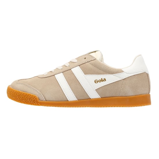 Gola Elan Damen Wildleder Turnschuhe In Beige - Image 6