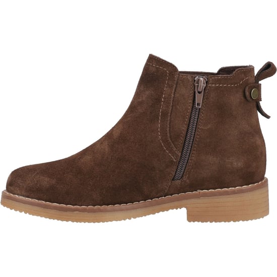 Hush Puppies Maddy Wildleder Damen Schokolade Stiefel - Image 4