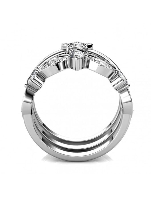 Solar Ring - Silber und Kristall - Image 6