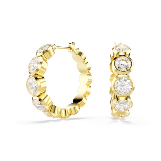 Swarovski 'Imber Organic' Damen Ohrhänger aus vergoldetem Metall - Gold 5711483 - Image 1
