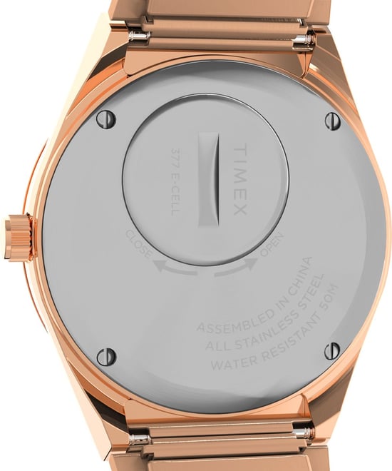 Timex Q Wiederauflage Damen Armbanduhr Rose Gold TW2W10700 - Image 3