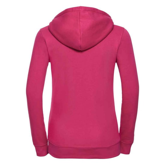 Russell - "Authentic" Kapuzenpullover Durchgehender Reißverschluss für Damen (Fuchsie) - Image 2