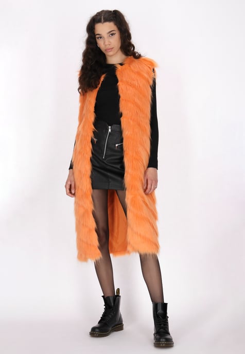 Mymo Weste Damen orange - Image 2