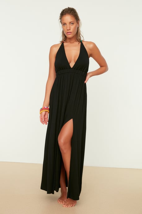 Trendyol Femmes  Col en V  maxi Robe - Image 2