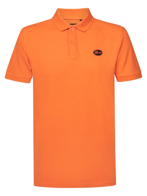 Petrol Industries - Klassisches Poloshirt Männer - Orange - Image 1