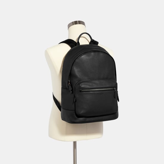 West Backpack in Pebbled Leather Bag