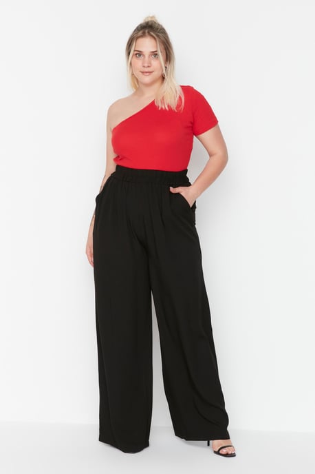 Trendyol Femmes Taille normale Lâche Pantalon grande taille - Image 4