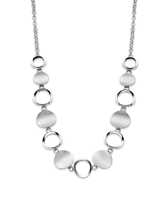 Orphelia Damen 925 Sterling Silber Set: Kette + Armband - Silber SET-025 - Image 2