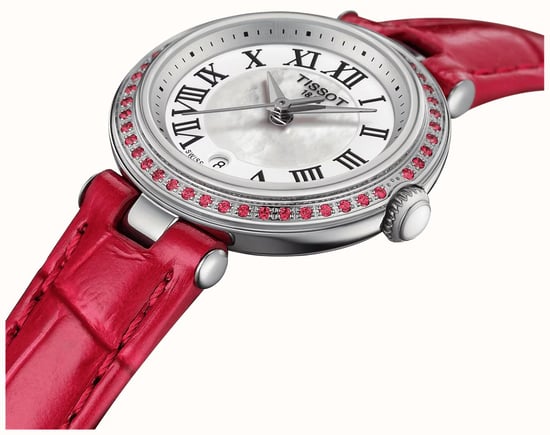 Tissot Bellissima Rot Damen Armbanduhr T1260106611300 - Image 3
