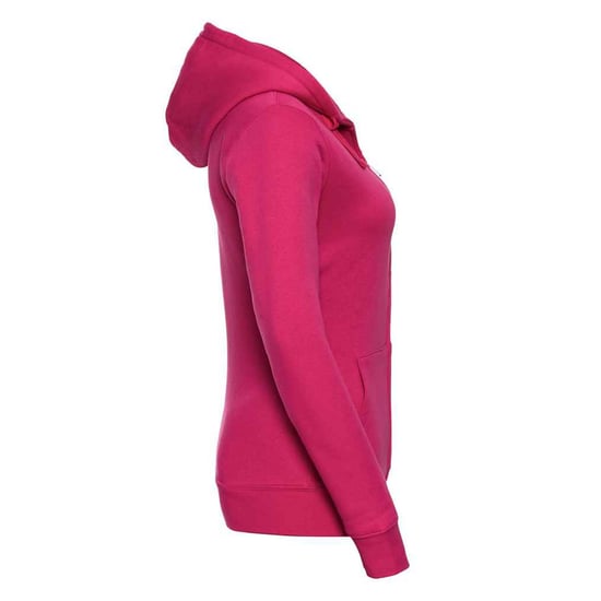 Russell - "Authentic" Kapuzenpullover Durchgehender Reißverschluss für Damen (Fuchsie) - Image 3
