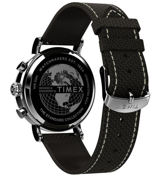Timex Standard Chrono Braun Herren Armbanduhr TW2V43800 - Image 2