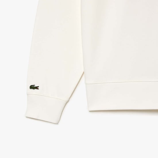 Men's Lacoste Loungewear Hoodie in Cream