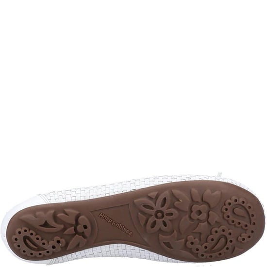 Hush Puppies Damen/Damen Ballerina Leder Pumps (Weiß) - Image 3