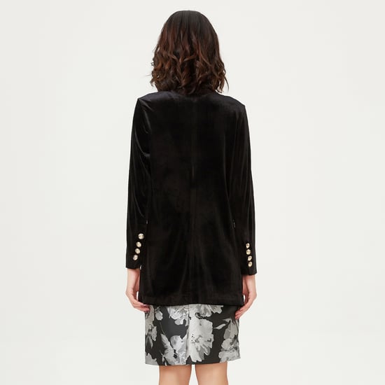 Samtjacke mit doppelter Knopfleiste - Image 4