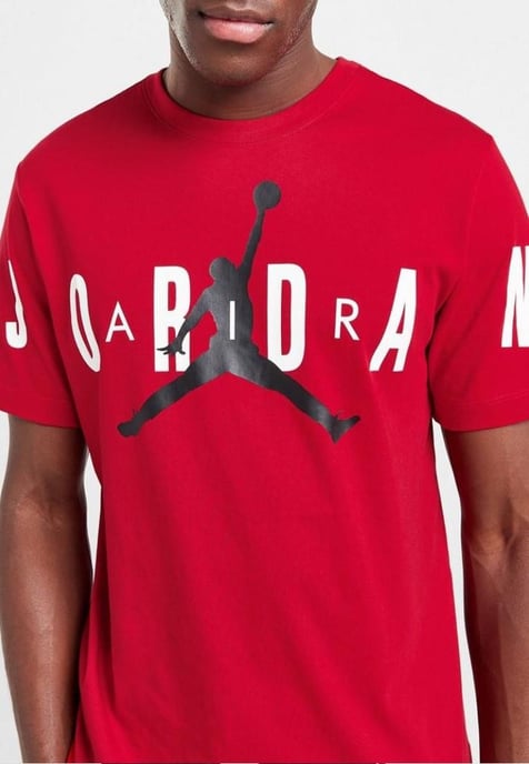 Nike Air Jordan Stretch T Shirt in Red
