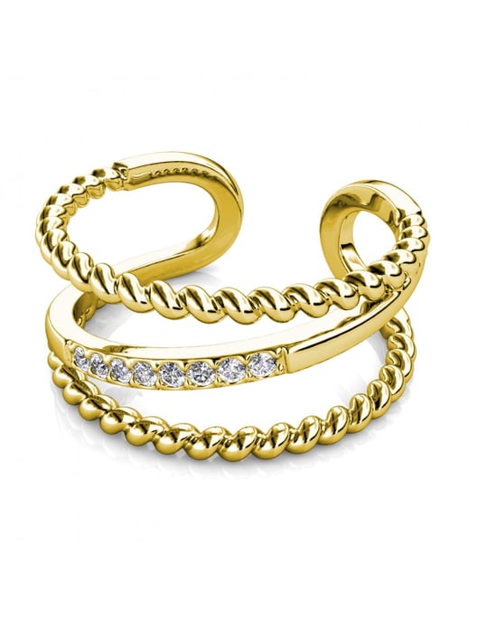 Irving Ring - Gold und Kristall - Image 4