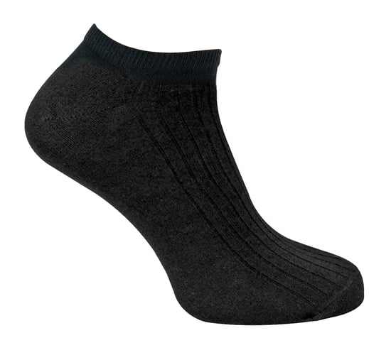 Herren 100% Baumwolle Knöchel Socken | Sock Snob | Atmungsaktive No Show Soft Invisible Trainer Socken - Schwarz - Image 2