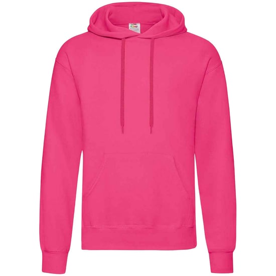Fruit of the Loom - "Classic" Sweatshirt mit Kapuze für Herren/Damen Unisex (Fuchsie) - Image 1