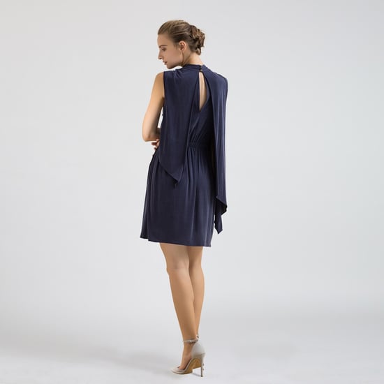 Drapiertes Cupro-Jersey-Kleid - Image 2