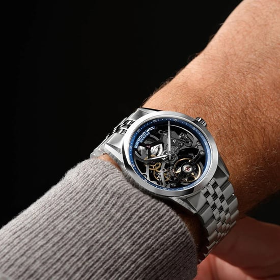 Raymond Weil Freelancer Calibre RW1212 Skeleton Herren Silber Uhr 2783-ST-50000 - Image 4