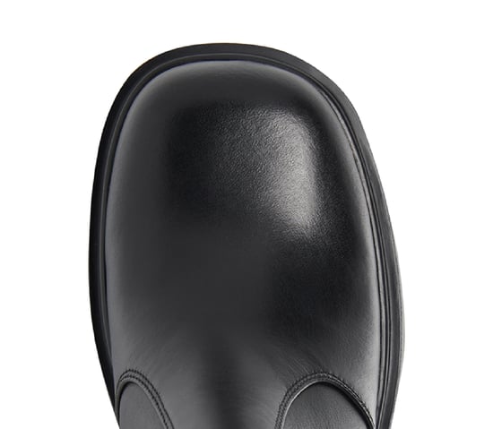 Windsor Smith Schwarze Leder Plateau Chelsea Boots - Tricky - Image 5