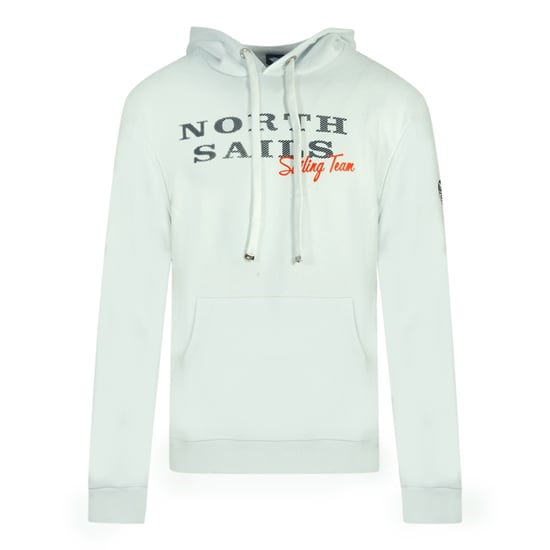 North Sails Segel-Team Weiße Kapuzenjacke - Image 1