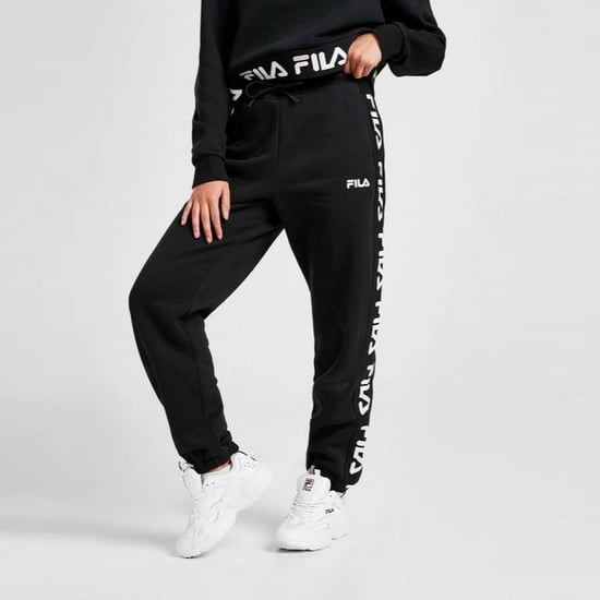 Fila Womens Jacquared Pnl Pnt Jogger Schwarz - Image 1