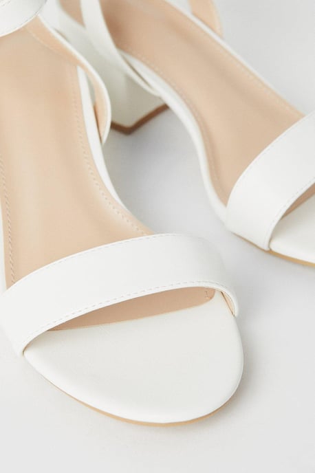 Wide Fit Tommi Barely There Mid Block Heel Sandals - Image 4