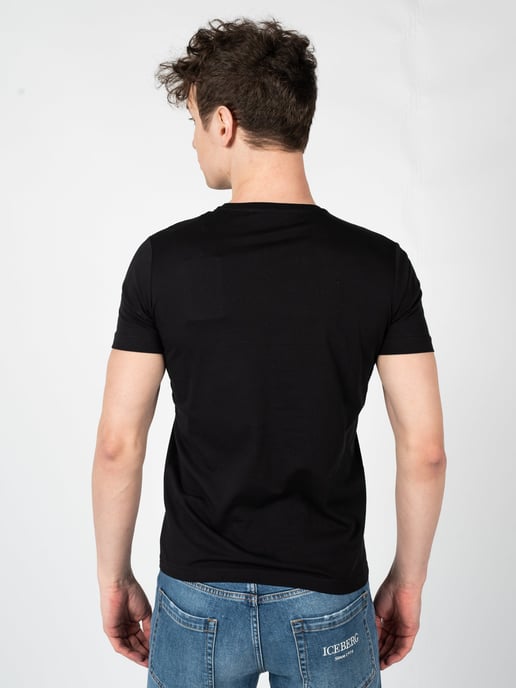 Iceberg T-Shirt C-Neck Herren schwarz - Image 4
