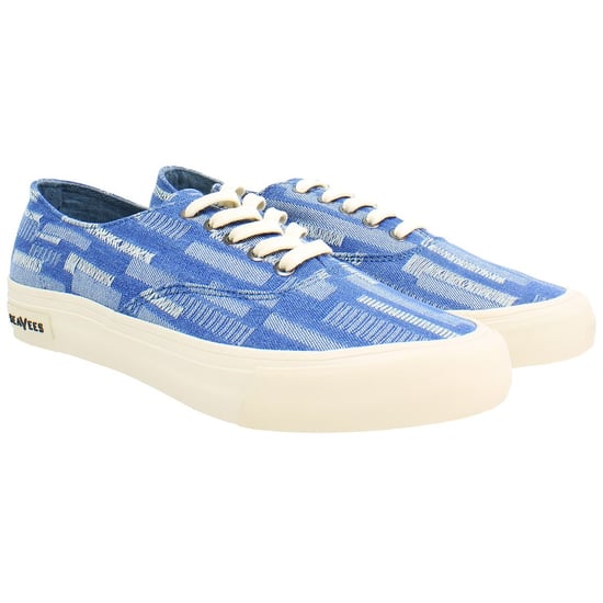 Seavees Legend Stickerei Damen Blaue Schuhe - Image 2
