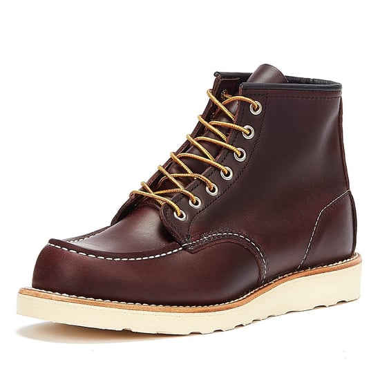 Red Wing Schuhe Classic Moc Toe Excilbur Mens Black Cherry Stiefel - Image 3