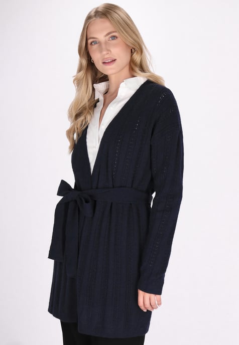 Dreimaster Cardigan Damen Marine - Image 3
