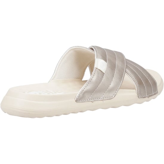 HEYDUDE Christi Slide Distressed Polyurethan Damen Metallic Sandalen - Image 2
