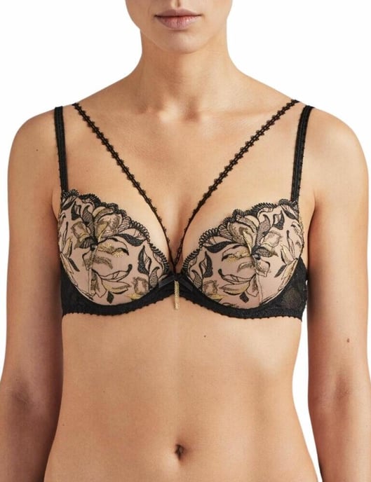 -N Aubade Encre De Chine Moulded Plunge Bra