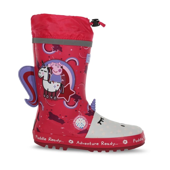 Regatta Childrens/Kids Unicorn Peppa Pig Wellington Boots (Winterberry)