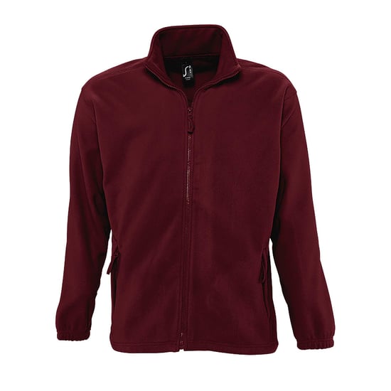 SOLS Herren Outdoor Fleece Jacke North (Burgunder) - Image 1