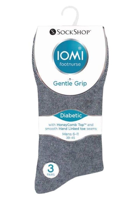 Herren 6er Pack nicht elastische Diabetikersocken mit handgekettelten Zehennähten - Image 2